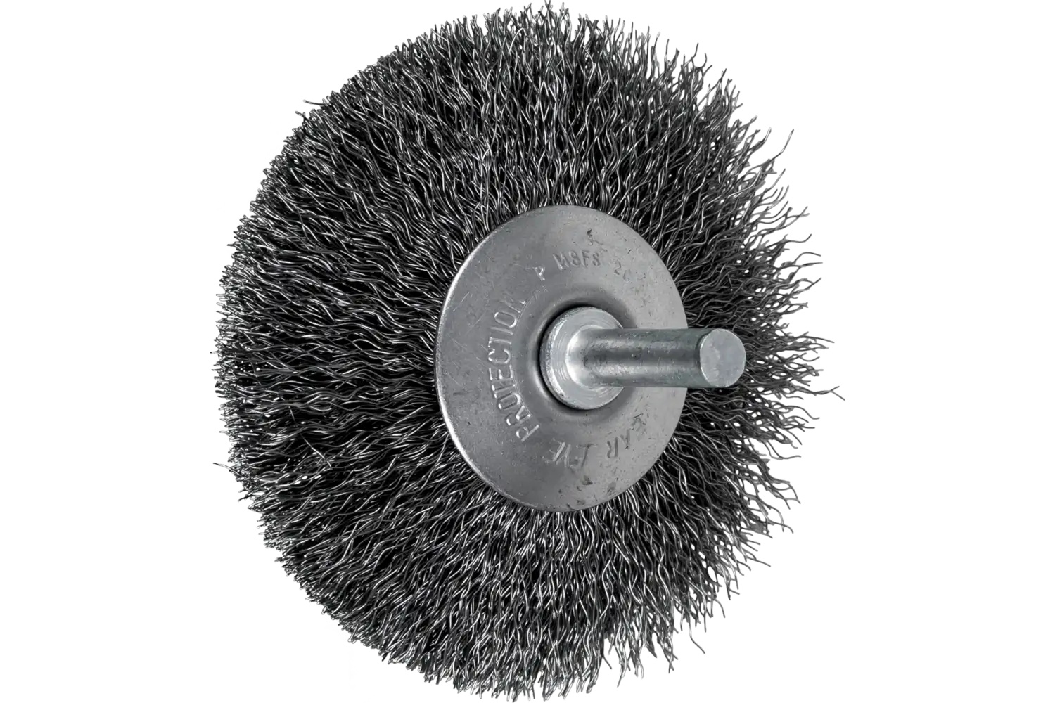 Picture of Pferd Mounted Flared Cup Brush 3" Dia. .008 Carbon Steel 1/4" Shank